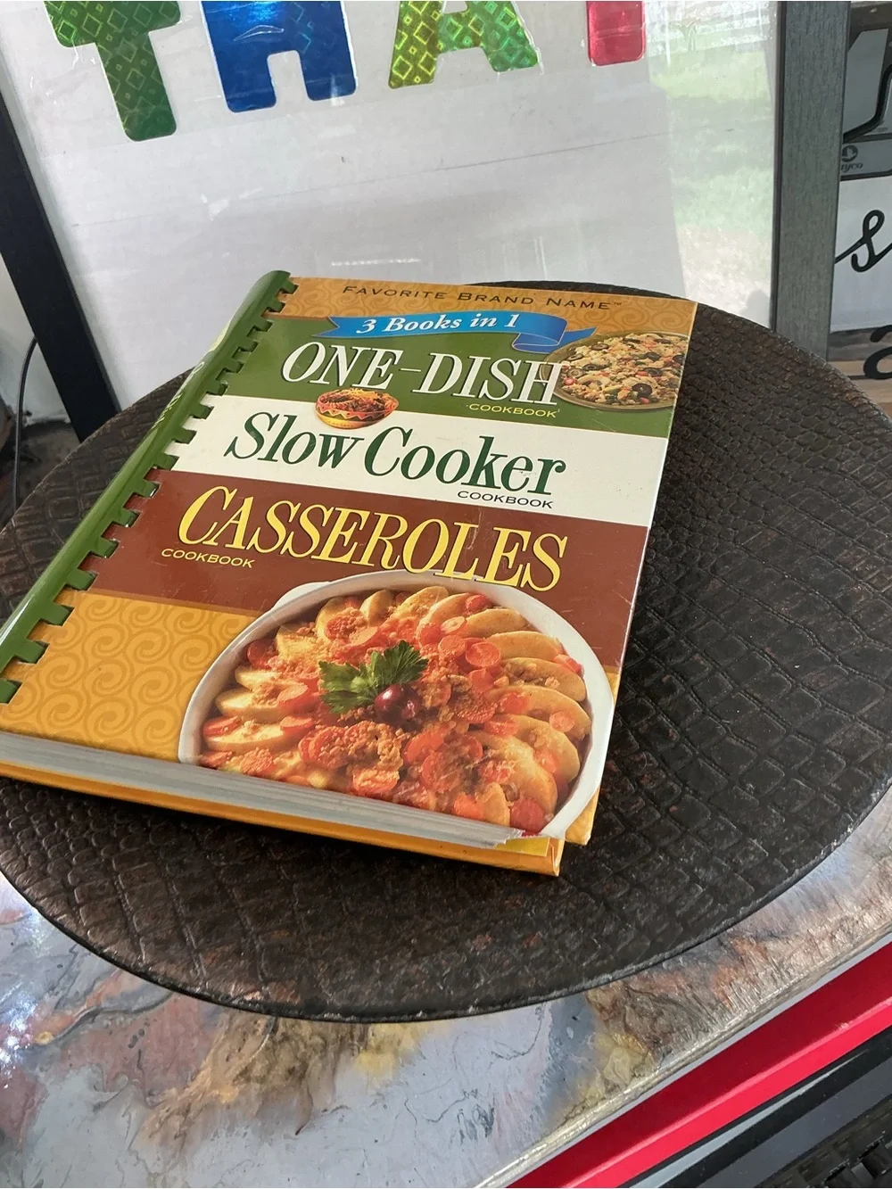 One Dish Slow Cooker Casseroles 3-in-1 Cookbook Spiral Bound 💞
